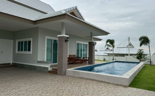 Pool villa For rent, 3 Bedrooms-3 Bathrooms, Newly built home, move-in ready.
