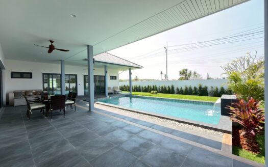 Luxury Pool Villa Near the Hua Hin City | 3 Beds 3 Baths | Private Pool + EV Charger | Fully Furnished | Only 11.5 MB